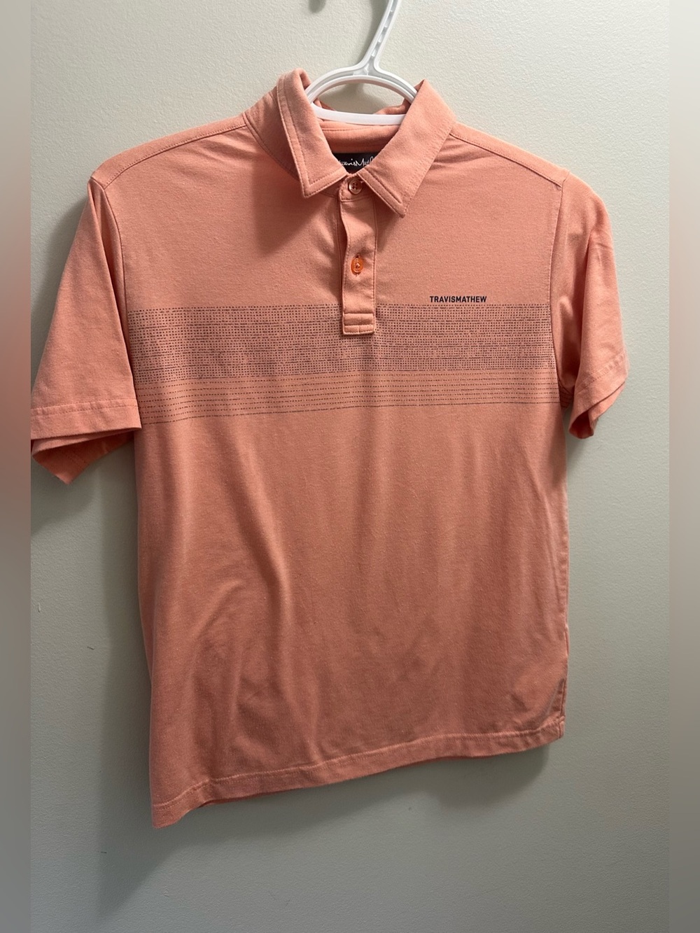 TravisMathew Peach Polo – Size M